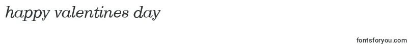フォントE710RomanItalic – バレンタインデーのフォント